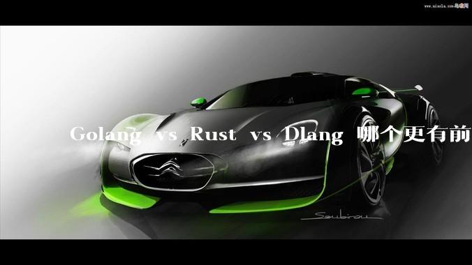 Golang vs Rust vs Dlang 哪个更有前途，哪位大牛这 3 门语言都用过？
