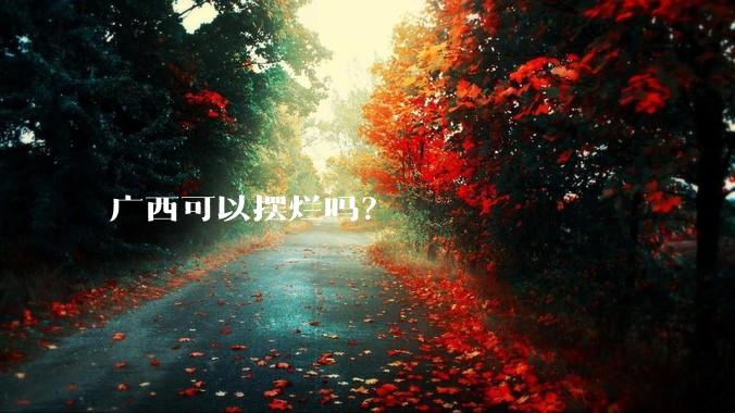 广西可以摆烂吗？