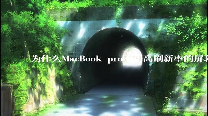 为什么MacBook pro不用高刷新率的屏幕？