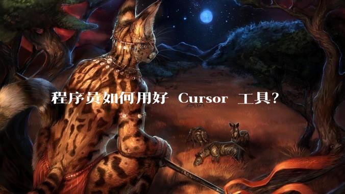 程序员如何用好 Cursor 工具？